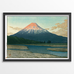 川瀬巴水「芝増上寺 」1925 木版画複製 A3サイズ 297×420mm, マット紙