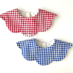 ギンガムチェックスタイ スタイ・よだれかけ chikuku 通販 16620852