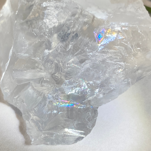 レインボー アイスデビル 氷水晶 クリスタル 原石 氷の悪魔