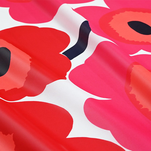 marimekko/1色】ウニッコレッド PVC加工生地 50cm単位販売 北欧雑貨