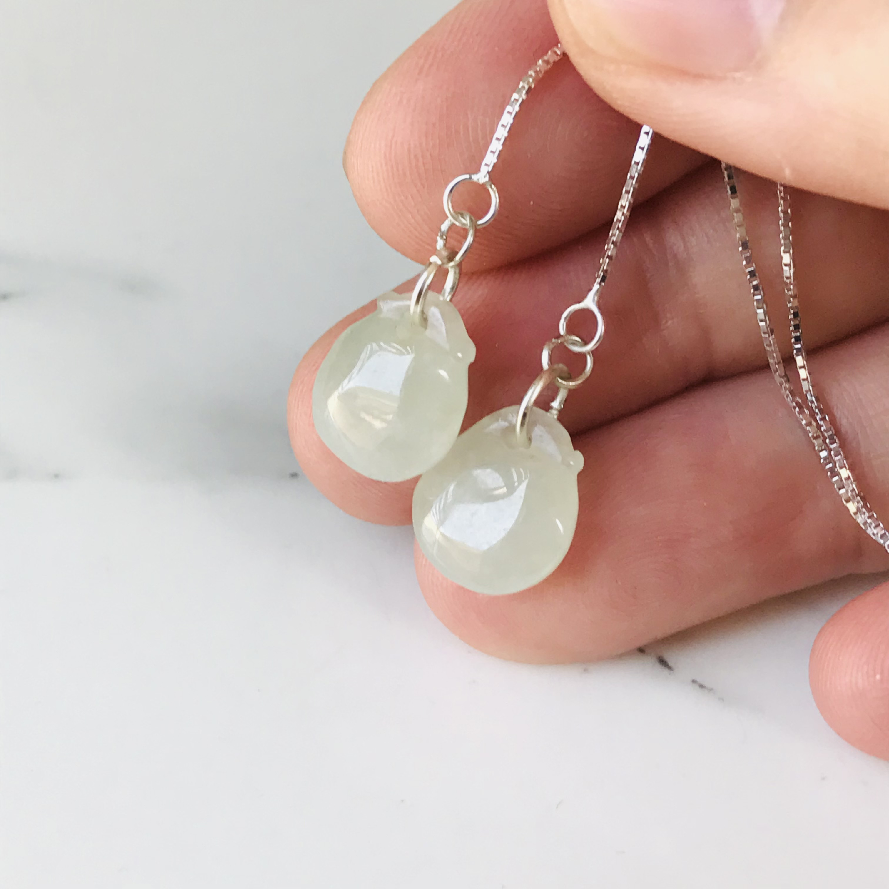 【メーカー再生品】 JADE ジェイド P173-001] ヒスイ 一点物 天然石 ピアス 本翡翠 アクセサリー