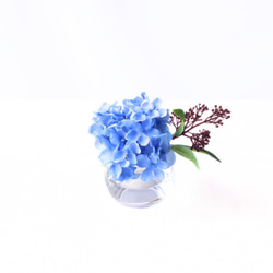 桃の花の一輪挿し〈小〉21㎝｜枯れないアーティシャルフラワー（造花