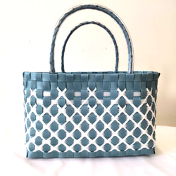 青碧の小さめプラカゴ ちょっとお出掛けに最適な可愛バックです かご