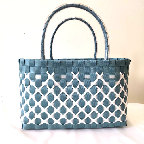 青碧の小さめプラカゴ ちょっとお出掛けに最適な可愛バックです かご