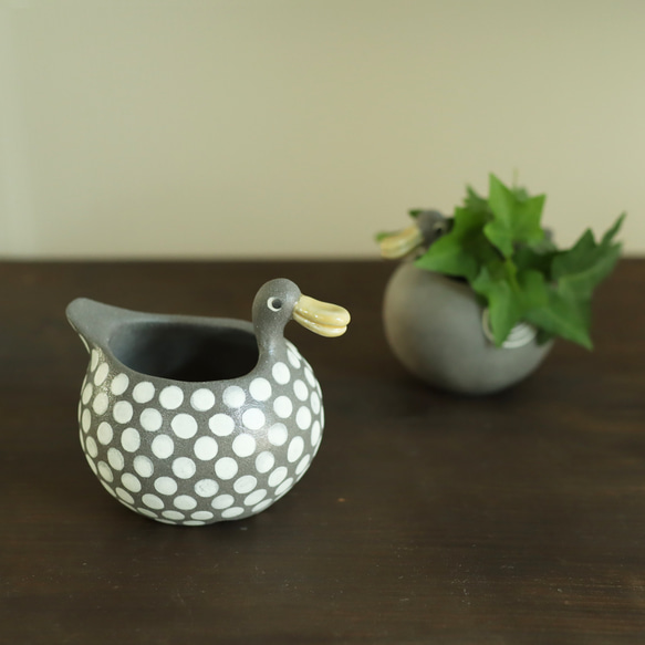 渡り鳥 / ドット（ミニ）植木鉢 1枚目の画像