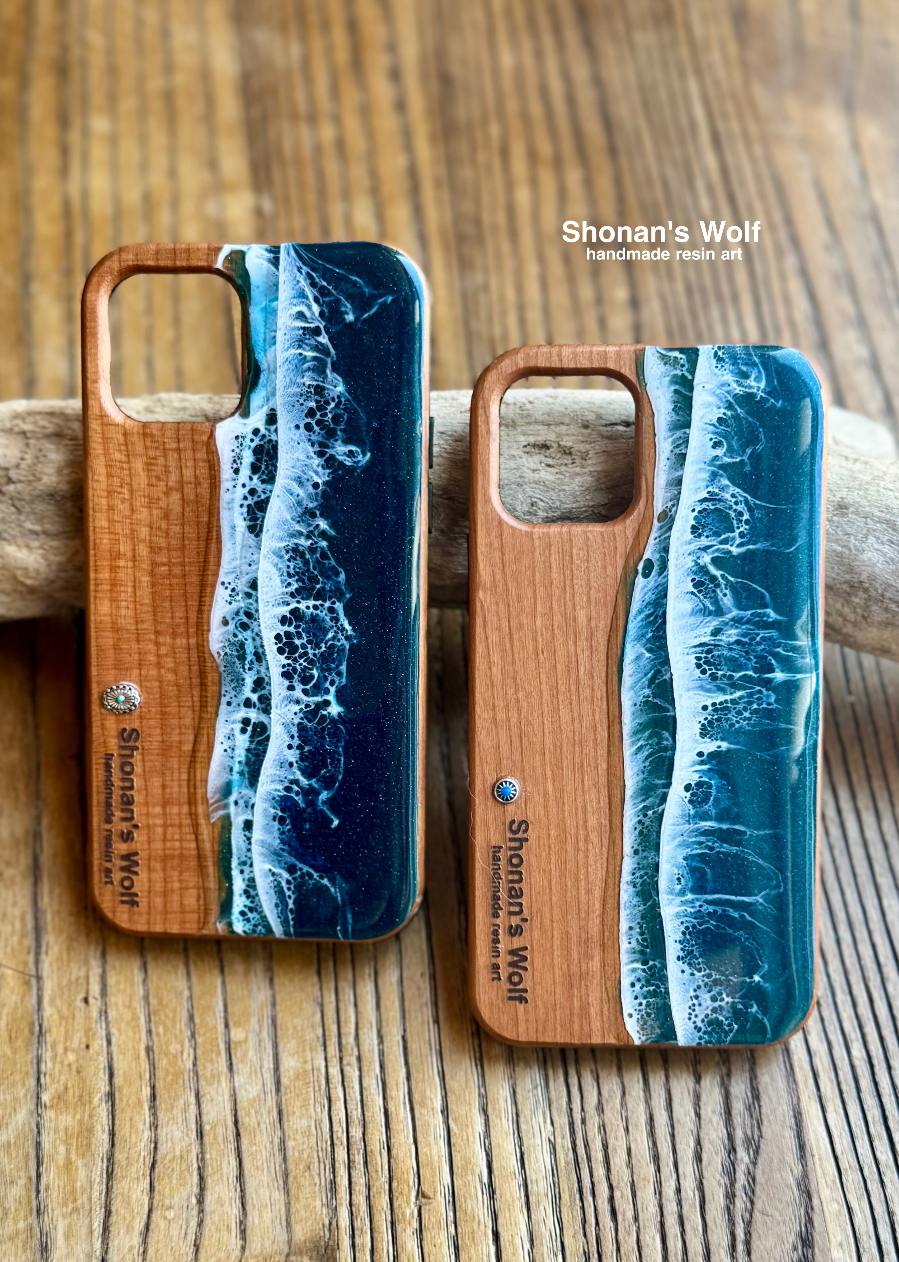 人気商品✽iPhoneオーシャンウッドケース【iPhone12】
