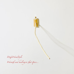 流木インテリア ８０ｃｍの流木枝を使った小鳥の止まり木 インコの壁掛けパーチ ピン止めタイプ ビス止め変更可 N129 7枚目の画像