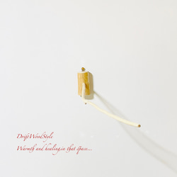 流木インテリア ８０ｃｍの流木枝を使った小鳥の止まり木 インコの壁掛けパーチ ピン止めタイプ ビス止め変更可 N129 8枚目の画像