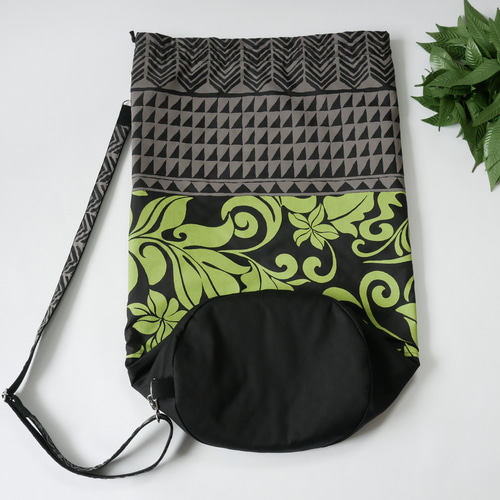 イプヘケケースショルダータイプ グレー×グリーン フラダンス カヒコ