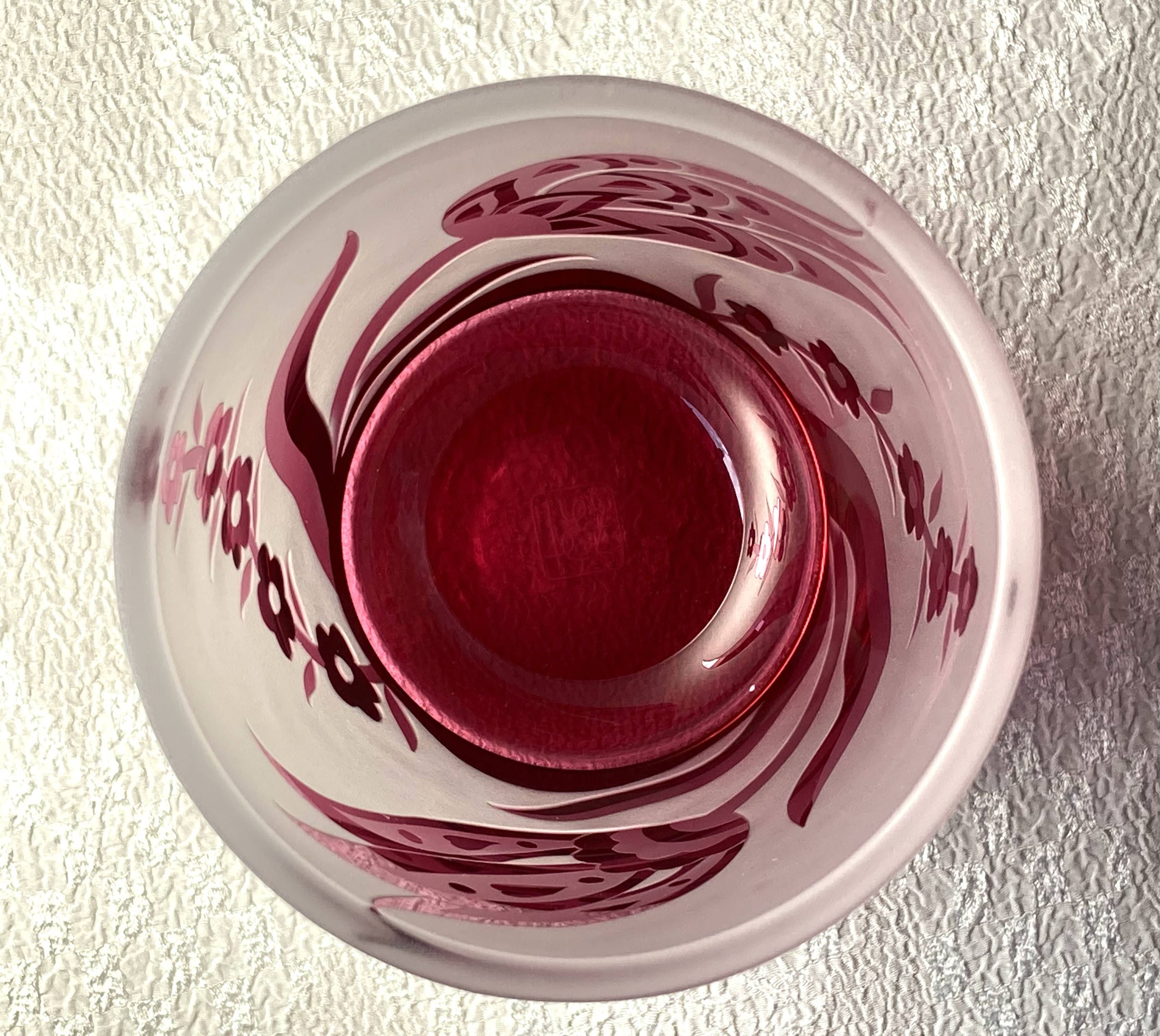 トルコチューリップのフリーグラス　　ピンク　(1個）