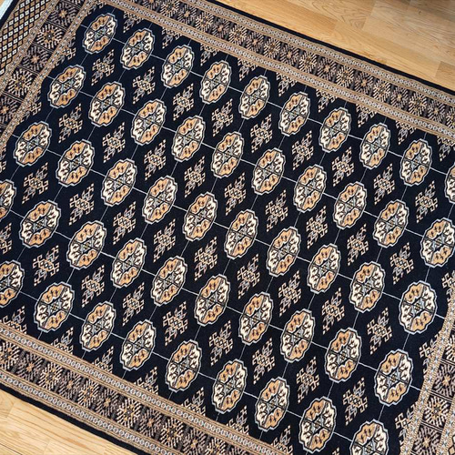 パキスタン絨毯 ハイクオリティ ボハラデザイン 192x140cm 厚み