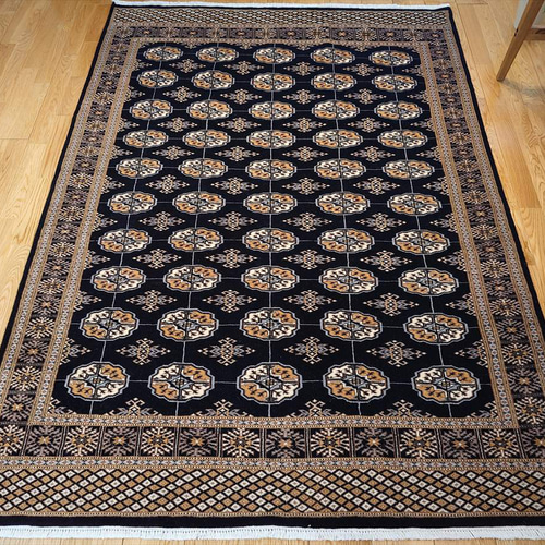【美品】パキスタン製/絨毯/155x95 美品】パキスタン製/絨毯/155x95 美品】パキスタン製/絨毯