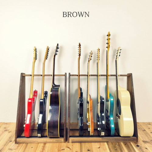 WOODWORKS ギタースタンド 5本掛 エレキギター・ベース用木製 日本製