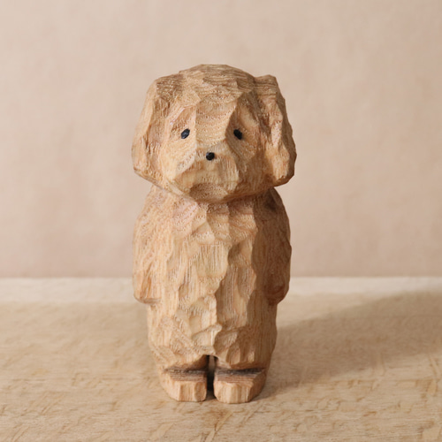木　木製　木彫　木彫り　犬　置物 木彫り 犬 ビーグル 木製 置物 インテリア雑貨（木材：タモなど）（No