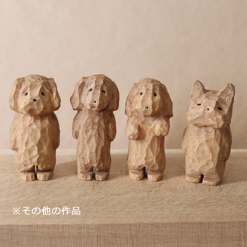 犬 置物 ブルドッグ 木製 楽天市場】フレンチブルドッグの木彫り 立像 木製 犬の置き物
