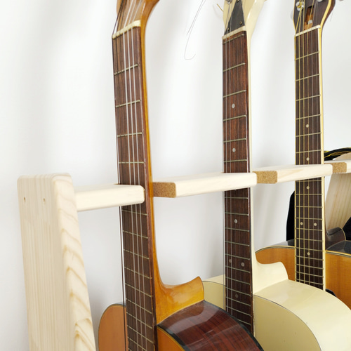 WOODWORKS ギタースタンド 3本掛 アコースティック／クラシックギター
