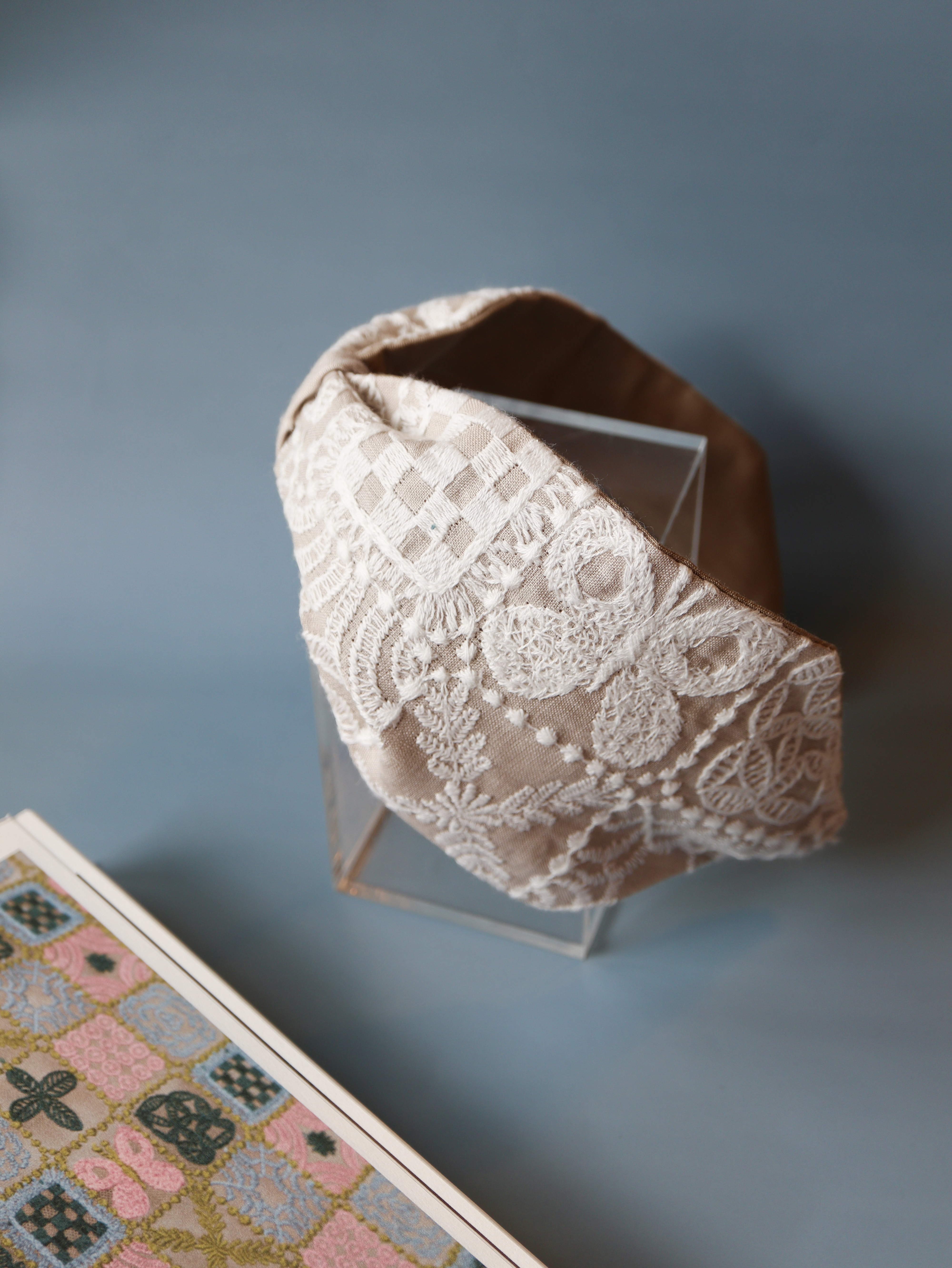 Oeufミナペルホネンforest tile『バレリーナスタイル』カチューシャ痛くない簡単セットアップ