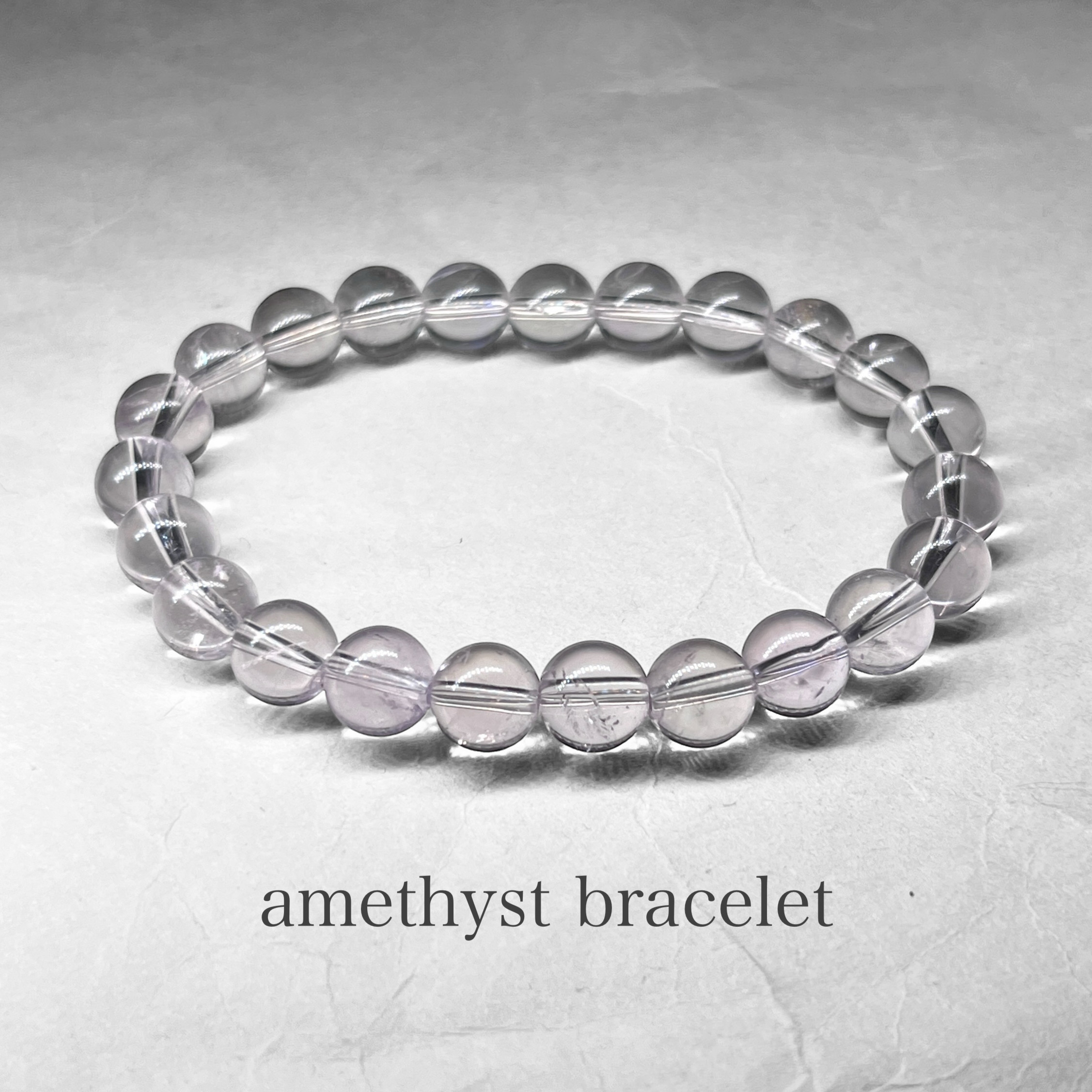 amethyst bracelet / アメジストブレスレット 8mm：グラデーション