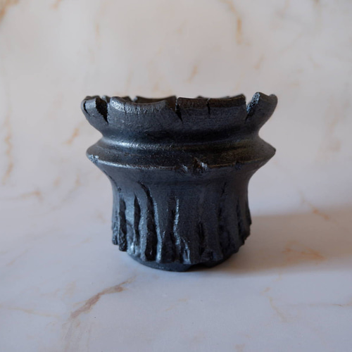 4号鉄砂黒鉢097 塊根植物 アガベ 多肉植物 盆栽 植木鉢 作家鉢 鉢皿