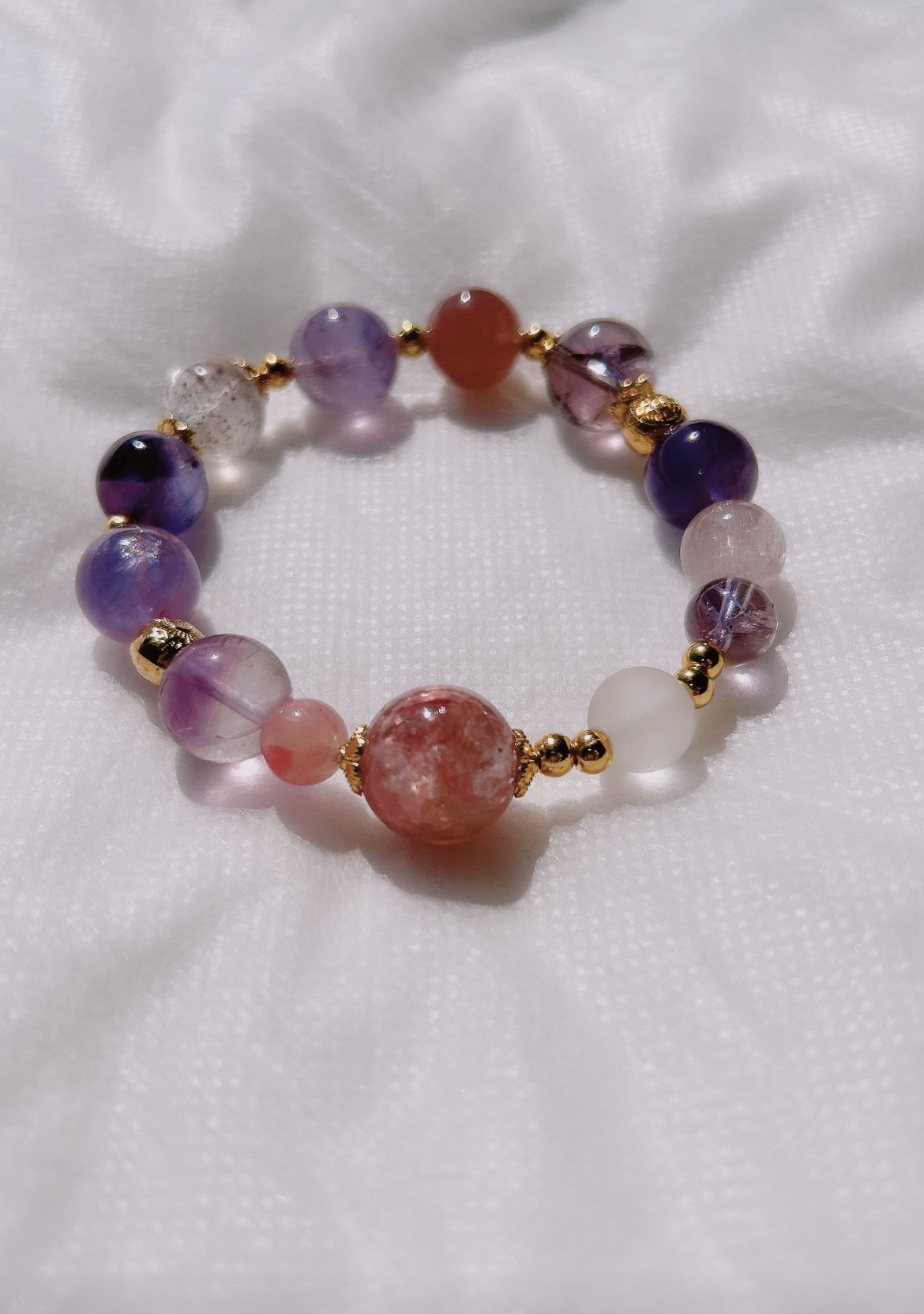 アメジスト＆スーパーセブンデザインブレス✨️