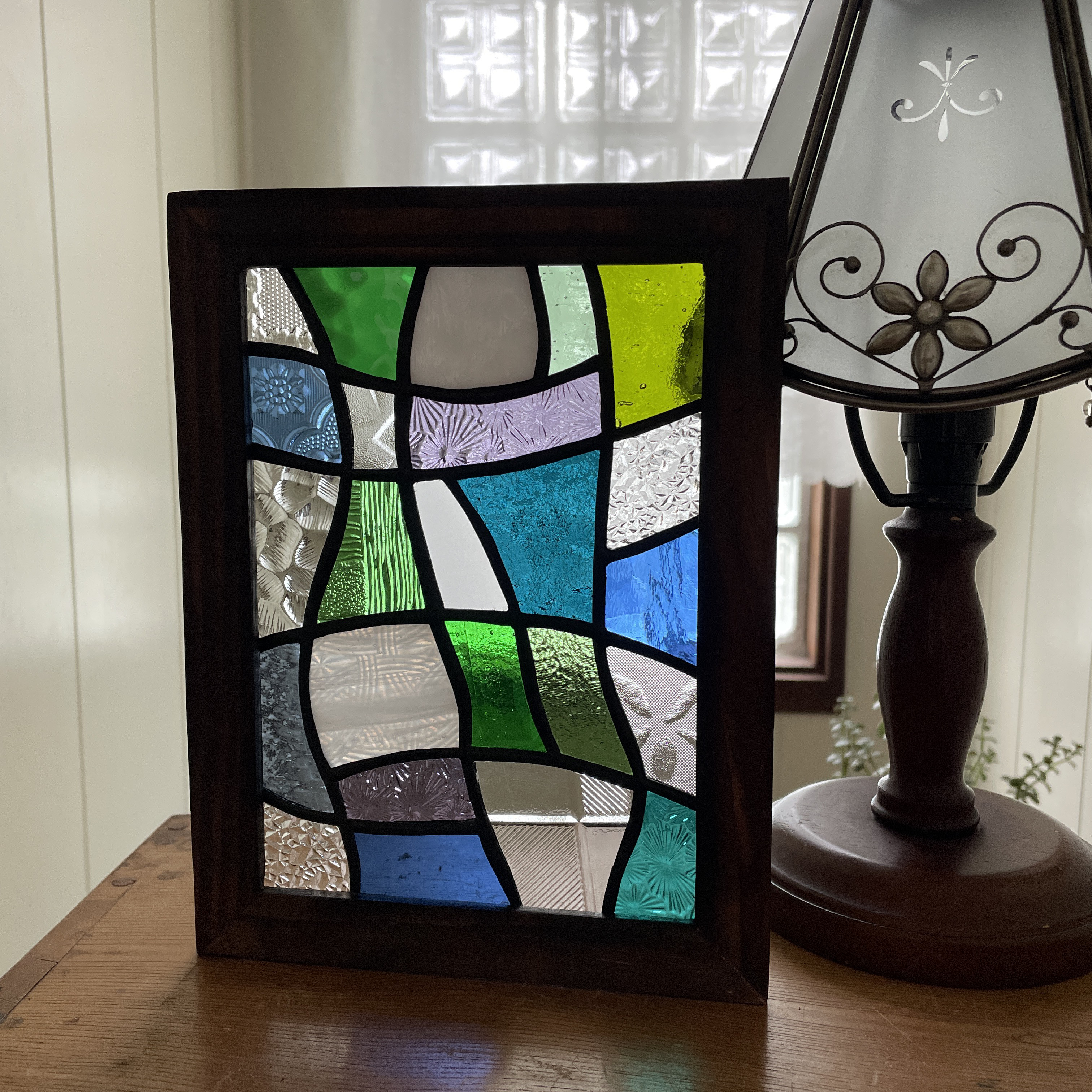 ステンドグラス　パネル　モザイクアート　線 ステンドグラス パネル モザイクアート 線 その他インテリア雑貨