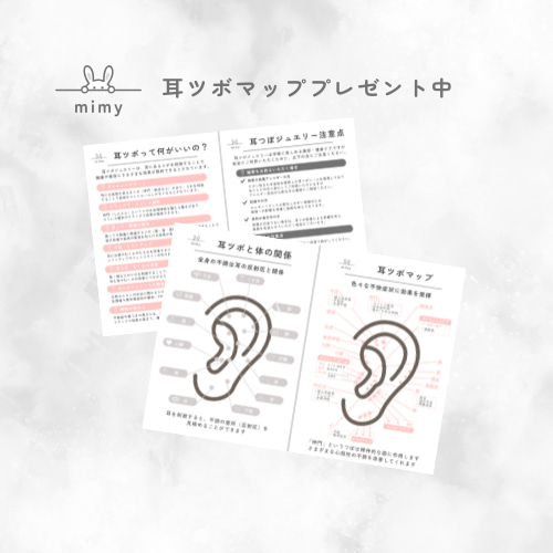 耳つぼジュエリー 240 | ゴールド | チタン イヤリング