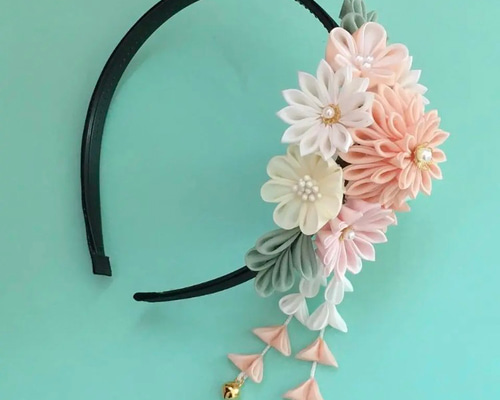 髪飾り　ハンドメイド　新品未使用　カチューシャ 5fa4a85ce32ff411f2532b130989d0