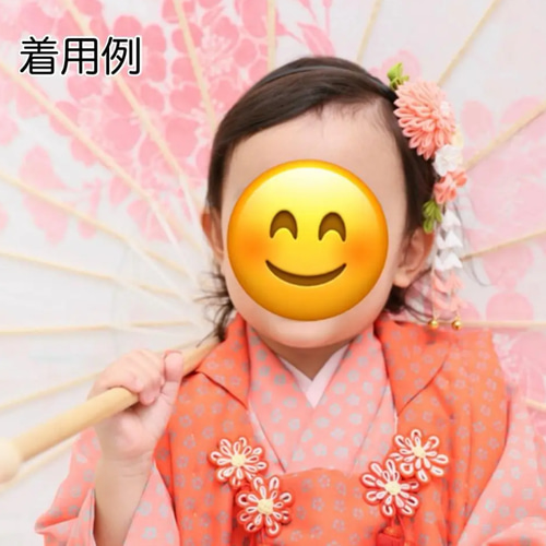 つまみ細工☆カチューシャ☆髪飾り☆七五三 3歳 薄毛 髪が少ない 髪が