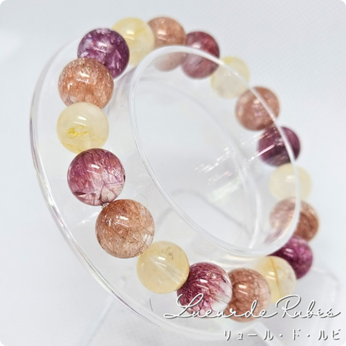 自信の花火スーパーセブン（人工）オレンジベージュ×ルビーパープル