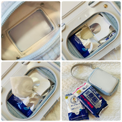 nubiが選べる　ビタット付き　ウェットティシュミニポーチ　H8W11D3ヌビポーチ　ヌビ　ウェットティッシュケース 　 8枚目の画像