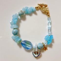 no.185／a'moureve ビーズネックレス ハンドメイド ネックレス