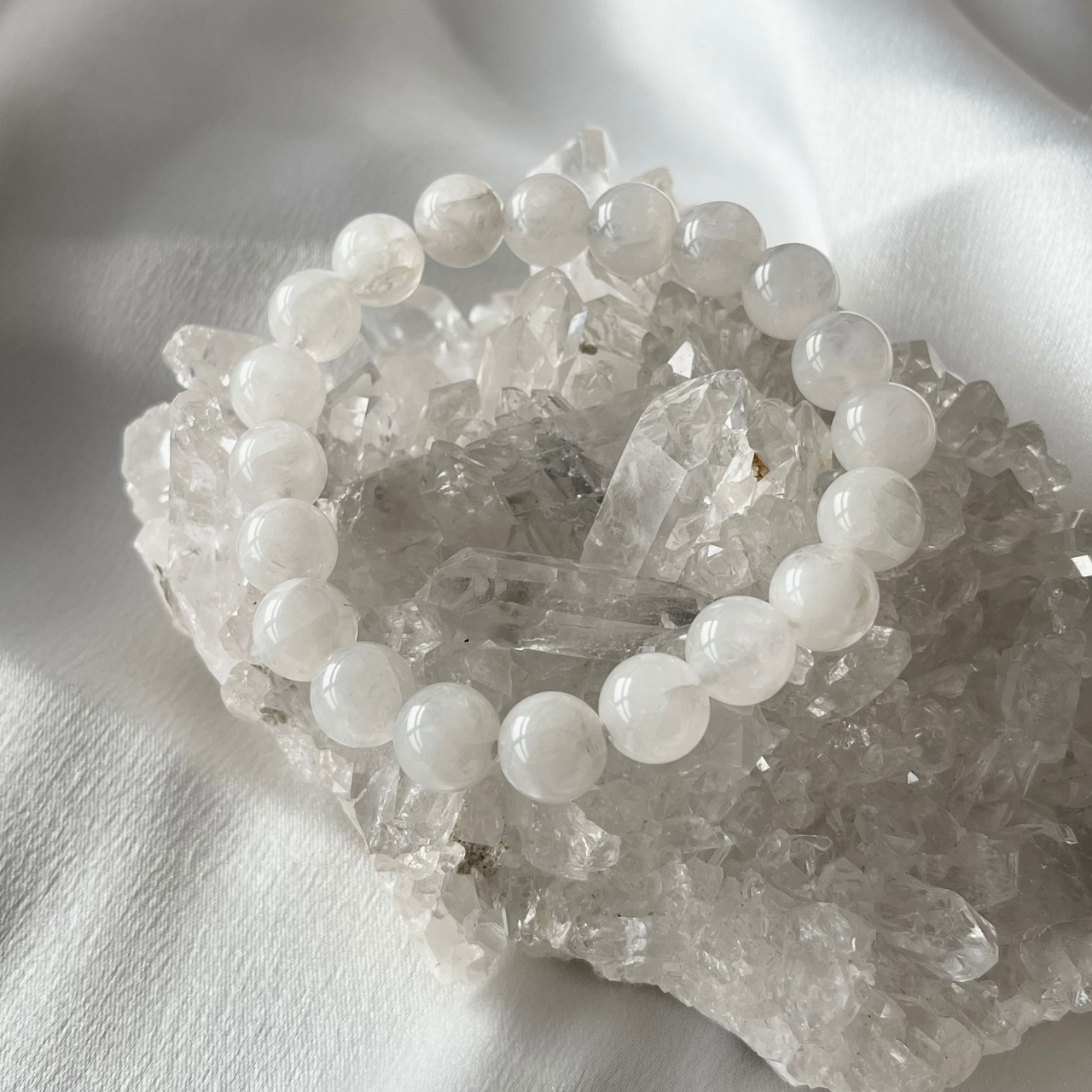 虹あり【奈良県 飛鳥桜水晶（ASUKA SAKURA Quartz）】10mm玉