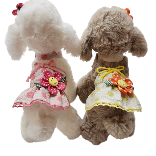 新作・サマースマイルワンピース・Koguma dress・犬服 ペット服