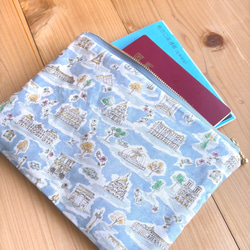 ぬいぐるみ テディベア 24cmファスナーポーチ バックインポーチ