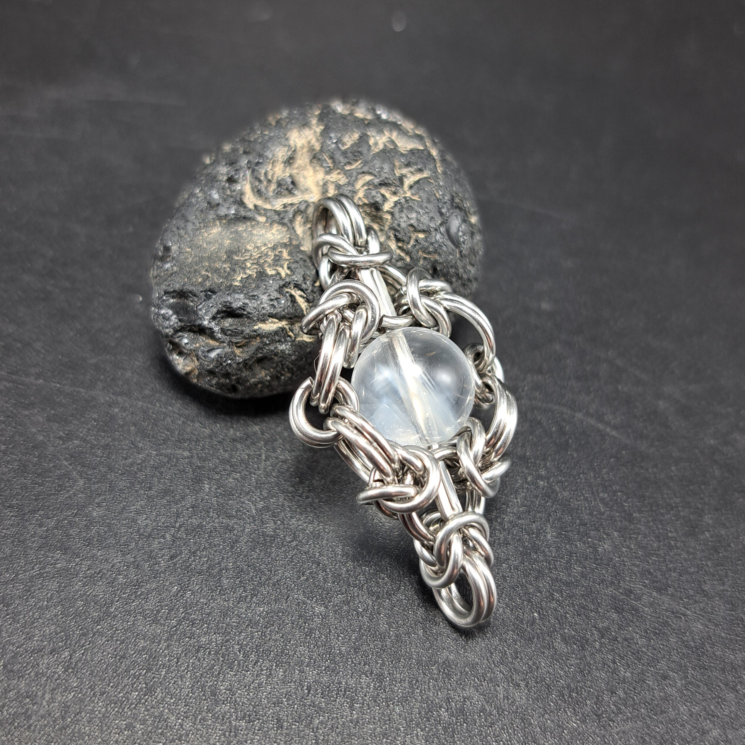 レアストーン! エンジェルフェザークオーツ　ペンダントトップ