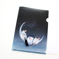 【A5】クリアファイル「星屑文鳥」 6枚目の画像