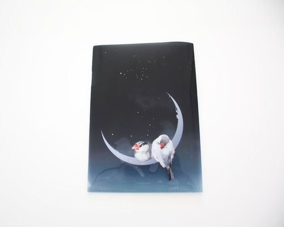 【A5】クリアファイル「星屑文鳥」 2枚目の画像