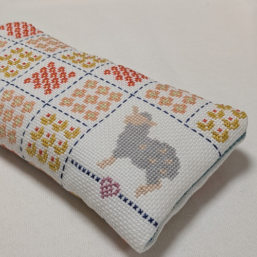 ぴの様オーダー専用ページ】リネン刺繍 マルチクロス メガネ
