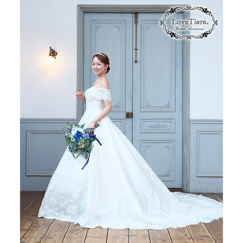 ボタニカルパールティアラ T-120|花嫁 ウエディング 結婚式 小枝