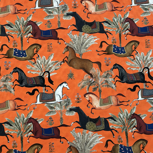 ☆フランス生地インテリア茶箱スツール☆薔薇柄☆10キロサイズ大容量