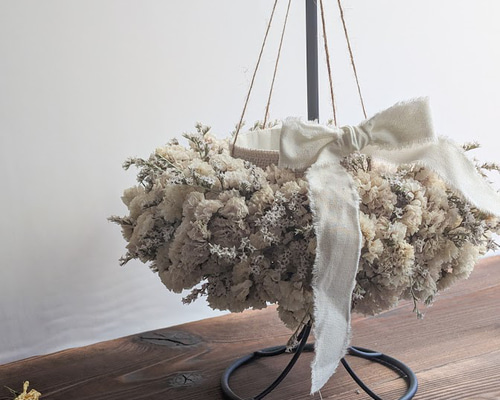 リースブーケ  angel's  wing 〜天使の羽に花かんむりを添えて〜 リースブーケ angel´s wing 〜天使の羽に花かんむりを添え