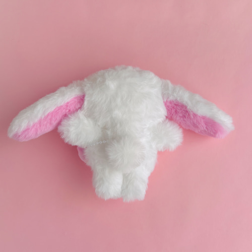 いちごちゃん フワフワロップイヤー♡手のひらサイズ うさぎぬいぐるみ♡③うさぎ いちごちゃんフワフワロップイヤー♡手のひらサイズ うさぎ