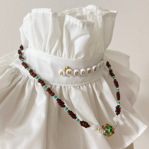 no.231／a'moureve ビーズネックレス ハンドメイド ネックレス