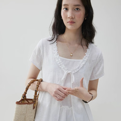 レイヤード フリルタンクトップ2点セット レディース 涼感コーデ