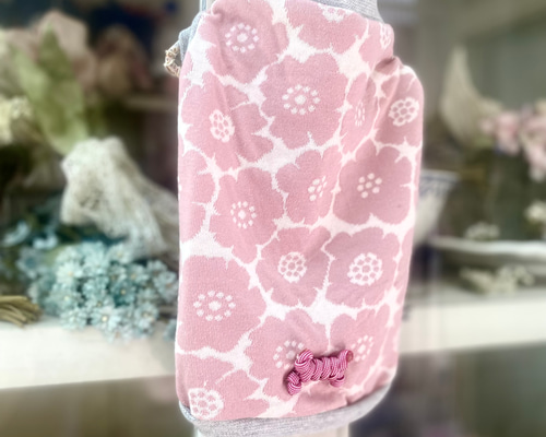 【花】犬服タンクトップ full of vigor 抜け毛対策 タンクトップ 【送料込】 大型犬用