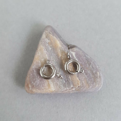 [1pcs] オールステンレス製 引き輪 ヒキワ 金具 留め具 6mm サージカルステンレス 3枚目の画像