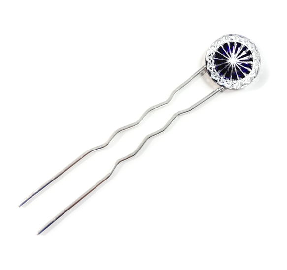 東京切子かんざし　輝煌　～きこう～　紫 1枚目の画像