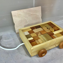 天然木 パープルハート長い靴べら／楓ブーツ型スタンド 一点物
