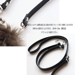 印度/印度刺繡親子扣環皮夾/智慧型手機單肩包，採用印度刺繡和牛皮材質，黑色 第8張的照片