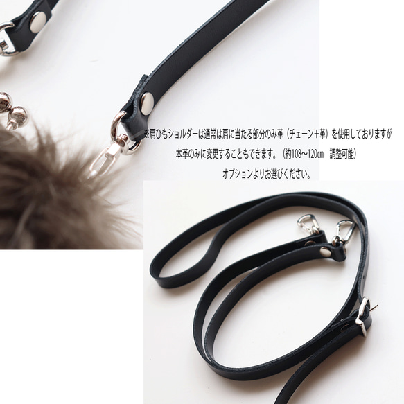 印度/印度刺繡親子扣環皮夾/智慧型手機單肩包，採用印度刺繡和牛皮材質，黑色 第8張的照片